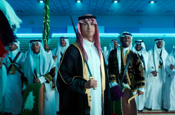 Meet Worldwide Football Superstars wearing Traditional Saudi Attire