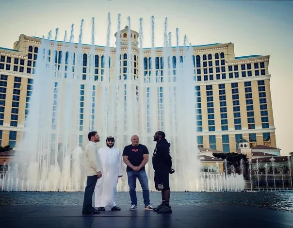 GEA Chairman Attends 1st Canelo vs. Crawford Face-Off in Las Vegas