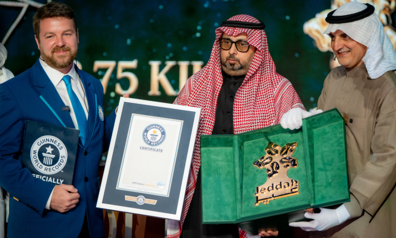 Guinness World Records Recognizes Jeddah Season’s Logo as Heaviest Gold Shield
