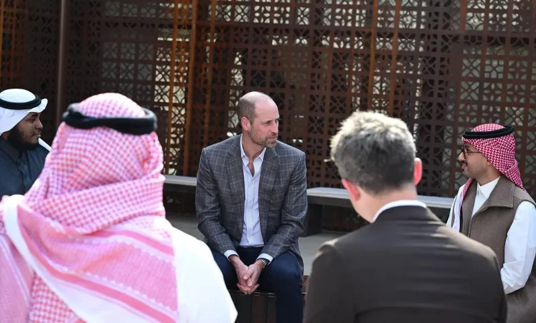 Prince William Visits AlUla Arts Festival