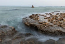 Nature’s Balance: Rock and Sea Unite along Al-Wajh Coast