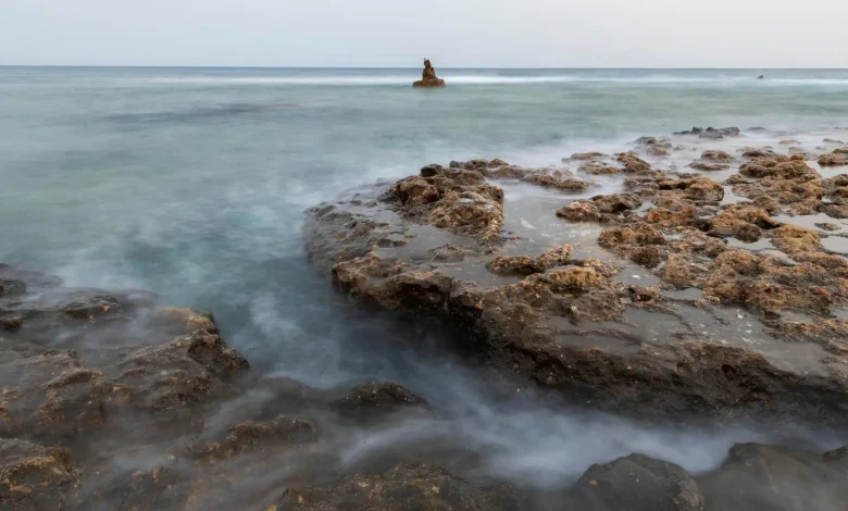 Nature’s Balance: Rock and Sea Unite along Al-Wajh Coast