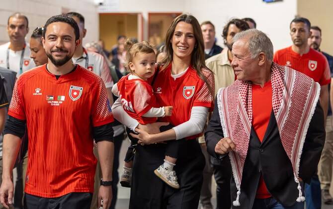 Jordan’s Royal Family Attend World Cup Match Against Algeria