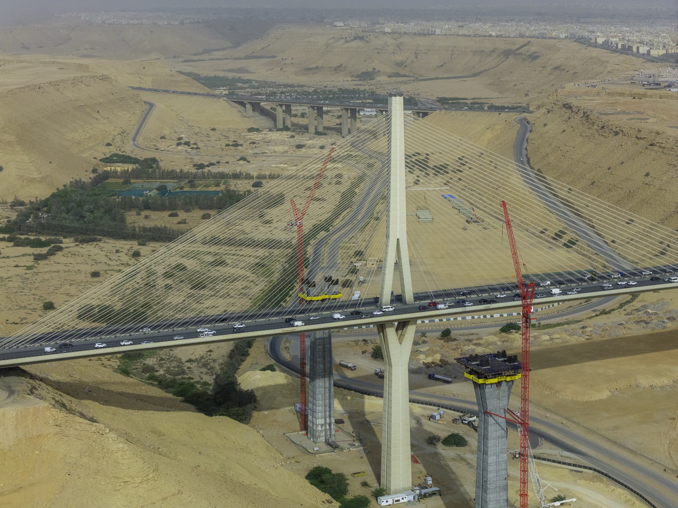 Laban City Riyadh Riyadh Accelerates Construction of Wadi Laban Parallel Bridges - lucire
