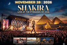 Shakira to perform at Egypt’s Pyramids of Giza in November