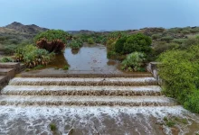 Al-Ardah’s Al-Mudamdamah Valley Draws Visitors with Scenic Waterfalls