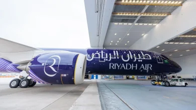 Riyadh Air Unveils first Boeing 787-9 in Indigo Livery